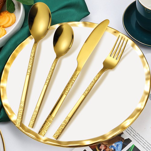 Set posate oro pezzi - oro, 6