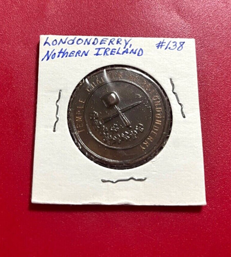 Gettone massonico londonderry - gettone,