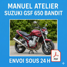 Manuel atelier suzuki gsf 650 - atelier,