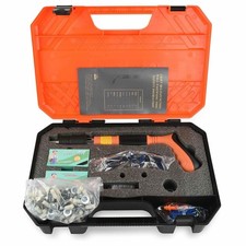 Mini Pistola Sparachiodi Manuale,Pistola per Unghie Sparachiodi con 100 Chiodi