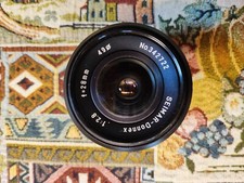 OBIETTIVO  SEIMAR DONNEX 28mm 1:2.8 - Attacco Contax Yashica con anello adatt.