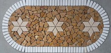 ROSONE MOSAICO MARMO pavimenti interni o esterni 90X45X1 cm COD. RUDVL