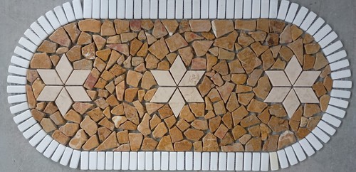 Rosone mosaico marmo pavimenti - mosaico,