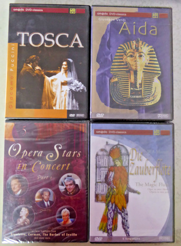 Opern dvd aida tosca die - 4, dvd`s