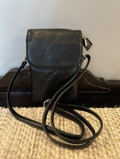 Borsa Minicat in pelle nera