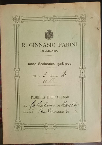Pagella milano ginnasio - pagella,