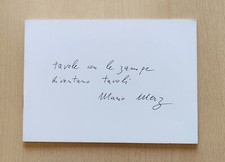 MARIO MERZ - Tavole con le zampe diventano tavoli Milano (Galleria Toselli 1974)