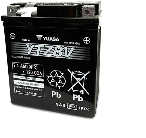 Batteria moto yuasa ytz8v - batteria, 12v