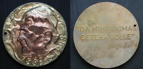 Medaglione artistico bergamo - medaglione,
