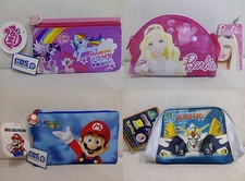 ASTUCCIO SCUOLA BUSTINA CON ZIP VARI - SUPERMARIO MY LITTLE PONY GUNDAM BARBIE