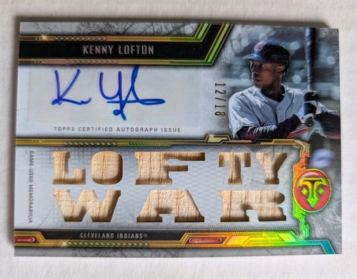 Mazza autografa topps - mazza, triple