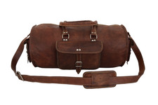 Borsone 21" Borsone da Viaggio Borse Holdall Sport Palestra Vintage Borsone...