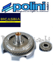1284 - CAMPANA FRIZIONE POLINI 24 72 DENTI DRITTI VESPA 50 125 PK S XL BICASBIA