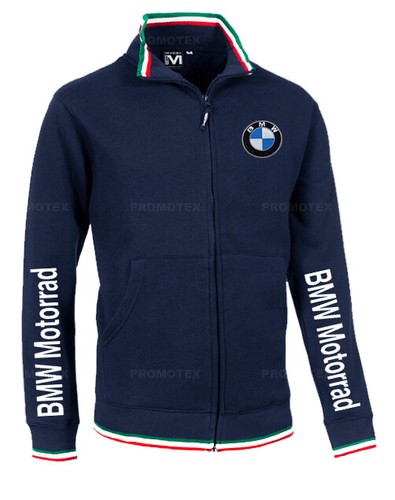 Felpa tricolore logo ricamato - logo,