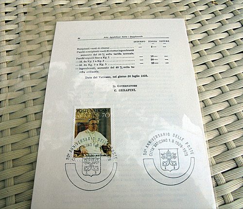 Francobollo 1979 vaticano - 1979,