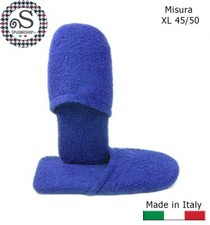 Ciabatte Spugna in cotone, ciabattine da casa, Pattine, Pantofole Uomo XL 45/50