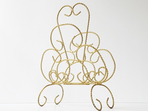 Porta riviste papillon ottone - papillon,