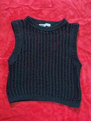 Gilet maglione maglia aperto