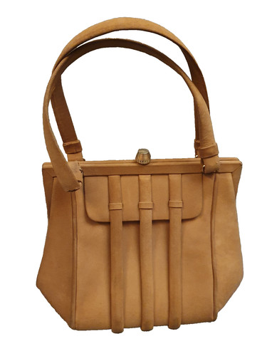 Borsa vintage pelle marrone - vintage,