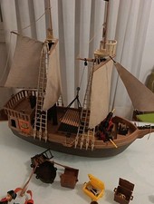Playmobil 3550 Antica nave pirata inglese galeone corsaro nave marinaio