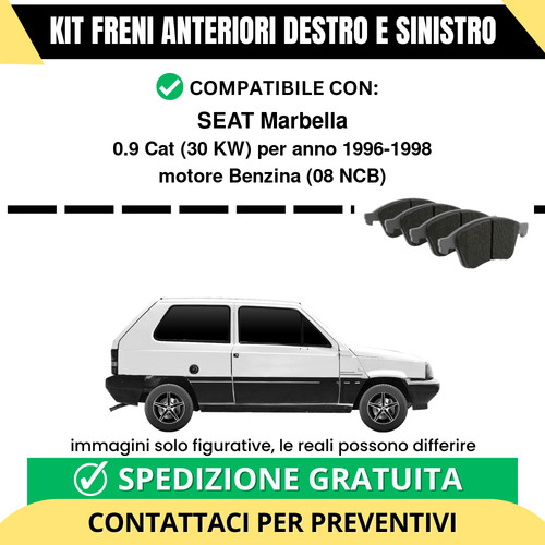 Pastiglie freno anteriori - pastiglie,