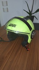 CASCO MOTO JET GIVI HPS 11.1 AIR JET GIALLO-NERO TAGLIA S DOPPIA VISIERA