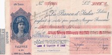 Assegno Bancario Banca d'
