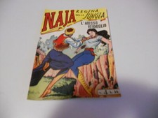 NAJA REGINA DELLA JUNGLA 4 ORIGINALE L'ABISSO VERMIGLIO ED. CHIOMENTI 1951 !