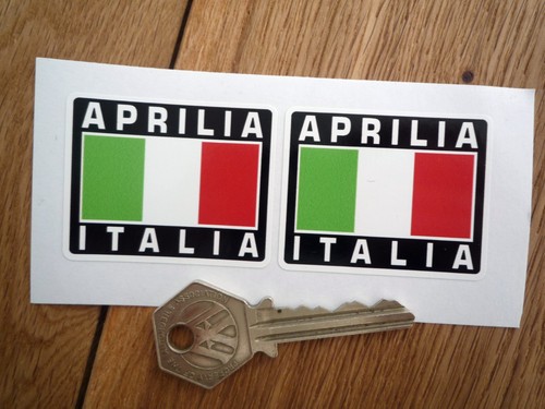 Aprilia italia adesivi - italia,