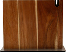 Ceppo Coltelli Da Cucina Magnetico XL Con Affilacoltelli Integrato. Porta Coltel