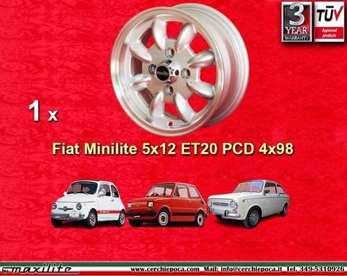 Cerchio fiat 126 850 - 126, 500