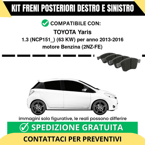 Pastiglie freno posteriori - freno,