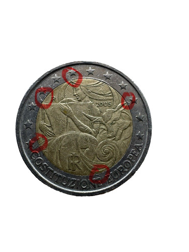 Moneta euro costituzione - moneta, 2
