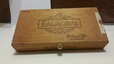Scatola legno sigari Balmorl fine anni 90  29 x 15 x 5