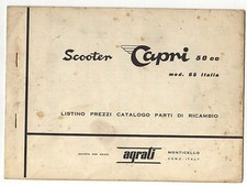 CATALOGO PREZZI PARTI DI RICAMBIO SCOOTER CAPRI 50 cc MOD. 65 MONTICELLO COMO 
