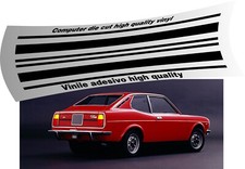 Fiat 128 coupe sport - coupe, adesivi