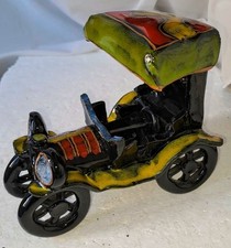 soprammobile vintage verzolini modellino auto d'epoca in ceramica vari colori 