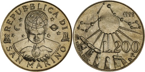 San marino 200 lire - san, marino: