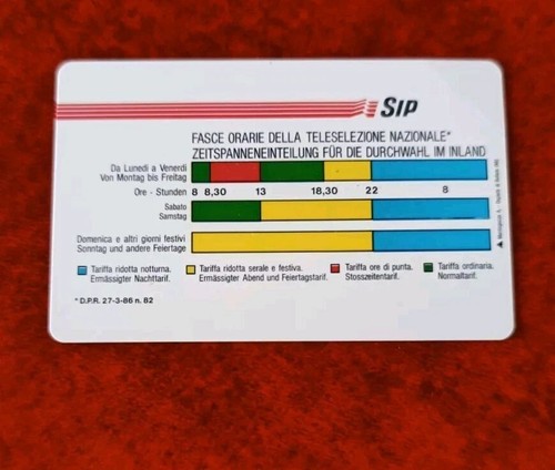Schede telefoniche fascia - telefoniche-,