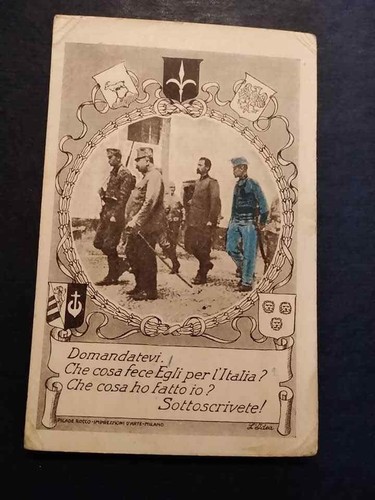 Cartolina prestito nazionale - cartolina,