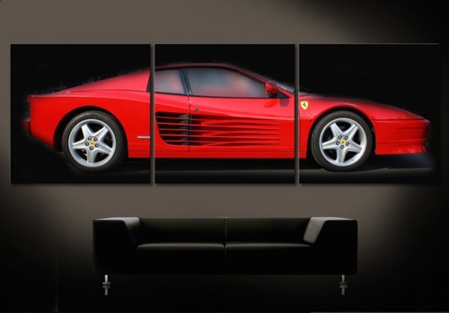 Quadro tela ferrari - su,