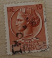 Francobolli Italiani Rari - Siracusana Poste 10 Lire