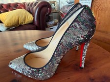 Louboutin Pigalle Follies 100 Paillettes Caresse Multicolore / 39 / 11,5 cm