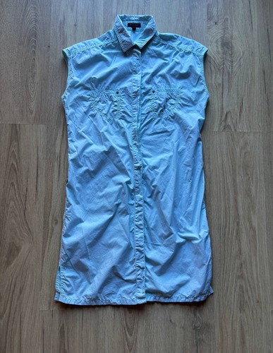 Abito camicia senza maniche
