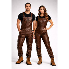 Salopette tuta uomo vera pelle