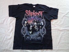 SLIPKNOT  T SHIRT  MAGLIETTA VINTAGE METAL BAND MAI INDOSSATA