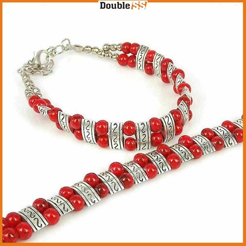 Bracciale tibetano rosso - tibetano, da