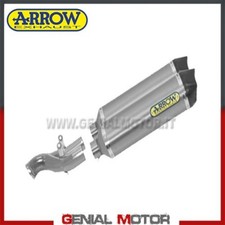 Terminali di Scarico + Raccordo Arrow Race te Alluminio per KTM 950 Sm 2006 2009