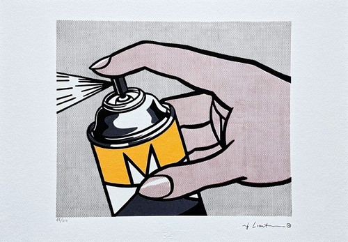 Roy lichtenstein spray - roy,