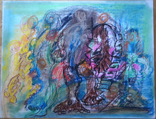 Disegno pastello composizione - disegno,